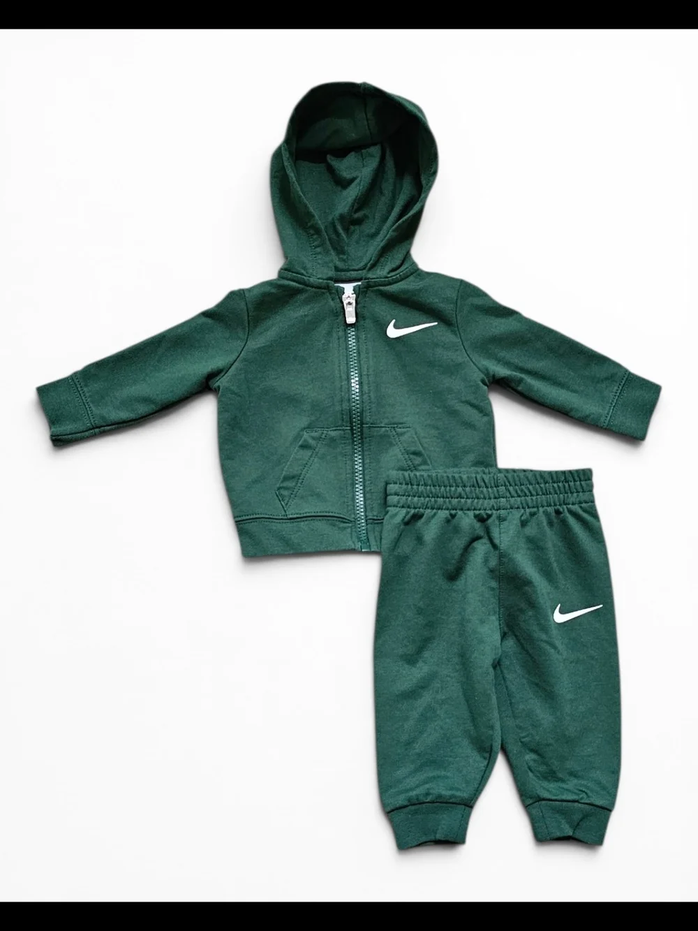 Nike Baby 3-Piece Green Tracksuit Set 3M - Picture 2 of 5